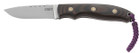 CRKT 2861 Hunt'N Fisch  2.99" Fixed Plain Satin 9Cr18MoV SS Blade/Multi-Color G10 Handle Includes Lanyard/Sheath - 794023286106
