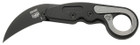 CRKT 4040 Provoke  2.41" Folding Hawkbill Plain Black TiN D2 Steel Blade/ Black Aluminum Handle Includes Pocket Clip - 794023404005
