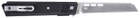 CRKT 3840 Zephyr 3.22" Folding Sheepsfoot Plain Satin D2 Blade, Black G10 Handle, Liner lock - 794023384000