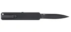 CRKT 6013 Gravitic Flip 3.18" OTF Spear Point Plain Dual-Edge Stonewashed 5Cr15MoV SS Blade, Black GRN Handle -