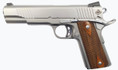 Rock Island 51414 45 ACP 1911 5" 8+1 Matte Stainless Steel Wood Grip - 4806015514145