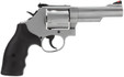 Smith & Wesson 162069 69 L-Frame 44 Rem Mag 5 Round 4.25" Stainless Steel Black Polymer - 022188620696