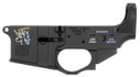 Spikes STLS030CFA Snowflake Color Filled AR Platform Multi-Caliber Black Hardcoat Anodized - 815648027353