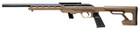 Savage Arms 45124 64 Precision 22 LR Caliber with 10+1 Capacity, 16.50" Threaded Barrel, Matte Black Metal Finish & Chassis Flat Dark Earth Synthetic Stock Right Hand (Full Size) - 062654451249