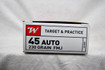 Winchester .45 ACP 230 Grain Full Metal Jacket 50 Per Box - 020892201910