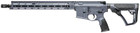 DDM4 V7 5.56mm NATO 16 Inch Threaded Government Profile Barrel 1/2x28 TPI M-LOK Daniel Defense MFR 15 Rail Tornado Gray Cerakote 10 Round - CA Compliant - 815604018821