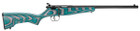 Savage Arms 13802 Rascal  22 LR Caliber with 1rd Capacity, 16.12" Barrel, Matte Blued Metal Finish & Boyd's Minimalist Gray/Teal Hybrid Stock Right Hand (Youth) - 062654138027 Savage Arms 13802 Rascal  22 LR Caliber with 1rd Capacity, 16.12" Barrel, Matte Blued Metal Finish & Boyd's Minimalist Gray/Teal Hybrid Stock Right Hand (Youth) - 062654138027