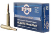 PPU PP6SWS Metric Rifle  6.5x55 Swedish 139 gr Soft Point Boat-Tail (SPBT) 20 Per Box/ 10 Cs - 8605003812722