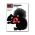Thompson Target Life-Size Squirrel Targets - HALO Reactive Splatter 8.5"x11" 10PK - 718837246064