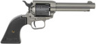 Heritage Mfg RR22C4 Rough Rider  22 LR 6 Shot 4.75" Tungsten Gray Cerakote Steel Barrel & Frame, Black Satin Cylinder & Textured Polymer Grips - 727962707807