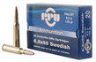 PPU PP6SWF Metric Rifle  6.5x55 Swedish 139 gr Full Metal Jacket Boat Tail 20 Per Box/ 10 Case - 8605003812715