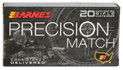 Barnes Bullets 30166 Precision Match  6.5 Creedmoor 140 gr Open Tip Match Boat Tail 20 Per Box - 716876022472