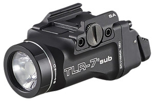 Streamlight 69404 TLR-7 Sub Gun Light  Black Anodized 500 Lumens  White LED Springfield Armory Hellcat - 080926694040