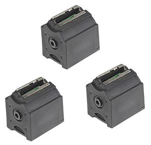 Ruger 90979 BX-1 Value Pack 10rd Rotary 22 LR Fits Ruger 10/22 Black Plastic Left Hand 3 Pack - 736676909797