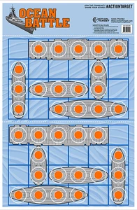Action Target GSOCEAN100 Entertainment  Ships Paper Hanging 23" x 35" Blue/Red - 816506025955
