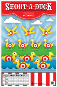 Action Target GSCARDUCK100 Entertainment  Ducks Paper Hanging 23" x 35" Multi-Color - 816506025962