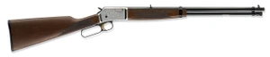 Browning 024108102 BL-22 Grade II 22 Short, 22 Long or 22 LR Caliber with 15+1 Capacity, 20" Polished Blued Barrel, Satin Nickel Metal Finish & Satin Walnut Stock Right Hand (Full Size) - 023614250203