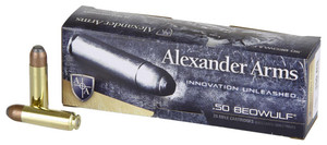 Alexander Arms AB400FPBOX FP  50 Beowulf 400 gr Flat Point 20 Per Box/ 10 Case - 819511020113