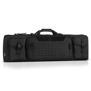 SAVIOR RB3612DGVER2BK Urban Warfare Double Rifle Case Black 600D Polyester 36" - 850603008572