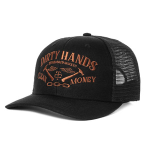 Troll Co. Clothing Catena Curved Brim Snapback Hat - Black - 671306076237