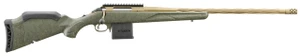 Ruger 46941 American Predator Gen II 6mm ARC 10+1 22" Burnt Bronze Cerakote Spiral Fluted/Threaded Barrel, Picatinny Rail Steel Receiver, Green Splatter Adjustable Synthetic Stock - 736676469413