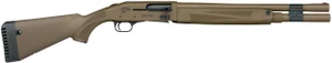 Mossberg 85171 940 Pro Thunder Ranch 12 Gauge 3" 7+1 18.50" Cylinder Bore, Patriot Brown, Optic Cut Rec, Synthetic Furniture with QD Sling Mounts, Adj. Shim Stock, Fiber Optic Sight - 015813851718