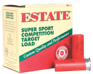 Estate Cartridge SS208 Super Sport Competition Target 20 Gauge 2.75" 7/8 oz 8 Shot 25 Per Box - 604544256482