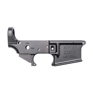 Noveske, Chainsaw N4 Stripped Lower Receiver, Semi-automatic, 223 Rem/556NATO, Black Finish, Includes Set Screw - 840906137123