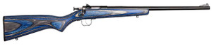 Crickett KSA2222 Youth  22 LR 1rd 16.12" Blued Barrel & Receiver, Fixed Front/Adjustable Rear Peep Sights, Blue Laminate Stock w/11.5" LOP, Rebounding Firing Pin Safety - 611613022220