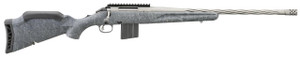 Ruger 46910 American Predator Gen II Full Size 6mm ARC 10+1 20" Cobalt Cerakote Spiral Fluted/Threaded Barrel, Picatinny Rail Steel Receiver, Gray Splatter Adjustable Synthetic Stock - 736676469109