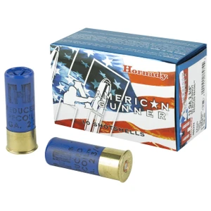 Hornady American Gunner Reduced Recoil Buckshot 12 Gauge 2.75 Inch 00 Buck 10 Box - 090255862744