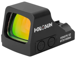 Holosun HS407KX2 HS407  Black Anodized 1 x 0.58" x 0.77" 6 MOA Red Dot - 810047071204