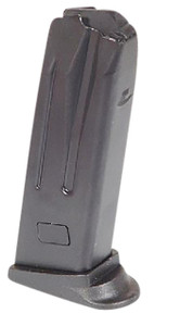 HK 50259084 P2000  Black Detachable with Extended Floor Plate 10rd 9mm Luger for H&K P2000/USP Compact - 642230266681