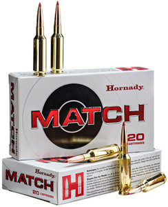 Hornady 81597 Match  6mm GT 109gr Extremely Low Drag-Match 20 Per Box - 090255815979