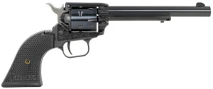 Heritage Mfg RR22MB6PG Rough Rider  22 LR/22 WMR 6 Shot, 6.50" Black Steel Barrel, Black Cerakote Zinc Alloy Frame, Black Cerakote Cylinder, Black Polymer Grip, Hammer/Thumb Safety, Exposed Hammer - 7