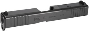 GLOCK, OEM MOS Slide, Fits GLOCK 19 Generation 3, Optics Ready, Includes MOS Slide with Assembled Internals, MOS Cover Plate, and Standard Sights - 764503065729