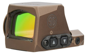 Sig Sauer Electro-Optics SORX1202 Romeo-X Compact Flat Dark Earth 1 x 24 mm 2 MOA Red Dot/32 MOA Circle Multi Reticle - 798681697717