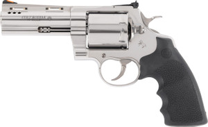 Colt Mfg KODIAKSP4RTS Kodiak 44 Mag 6rd 4.25" Polished Ported Vent Rib Barrel & Cylinder, Recessed Target Crown Muzzle, Polished Stainless Steel Frame, Black Hogue Overmolded Grip, Exposed Hammer - 09