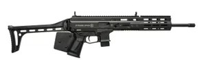 Grand Power 810091158180 SP9A3G Stribog *CA Compliant 9mm Luger 10+1 16" Black Threaded Barrel, Black Picatinny Rail Aluminum Receiver, M-LOK Handguard, Side Folding Black Polymer Stock, Featureless G