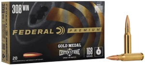 Federal GM308OTM1 Premium Gold Medal 308 Win 168 gr Open Tip Match 20 Per Box - 604544685152
