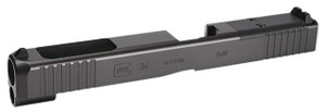 GLOCK, OEM MOS Slide, Fits GLOCK 34 Generation 3, Optics Ready, Includes MOS Slide with Assembled Internals, MOS Cover Plate, and Standard Sights - 764503065750
