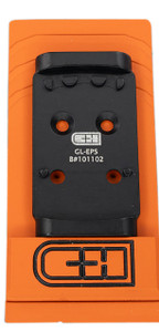 C&H Precision, V4, Optic Mounting Plate, Fits Glock MOS (Not 43X) to Holosun EPS/EPS Carry, Anodized Finish, Black - 616943735086