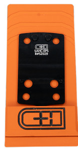 C&H Precision, V4, Optic Mounting Plate, For Springfield Hellcat to Holosun EPS/EPS Carry, Anodized Finish, Black, Includes Mounting Hardware - 616943734928