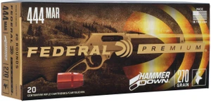 Federal LG444M1 Premium HammerDown 444 Marlin 270 gr Bonded Hollow Point 20 Per Box/ 10 Case - 604544673180