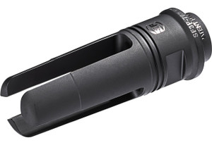 SureFire SF3P5561228 Suppressor Adapter Flash Hider 5.56x45mm NATO 1/2"-28 tpi Stainless Steel Black Nitride - 084871319119