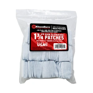 KleenBore 1 3/4" Square (500PK) .28-.35 Cal. (.30 Cal.) Patches - 026249002704