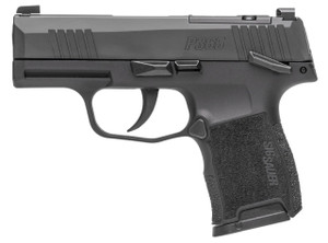 Sig Sauer, P365, Semi-automatic, Striker Fired, Polymer Frame Pistol, Compact, 9MM, 3.1" Barrel, Nitron Finish, Black, XRay3 Day/Night Sights, Optics Ready Slide, SIG-LOC Footprint, Manual Safety, 10