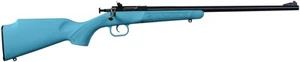 Crickett 302 Youth With Lock .22 Long Rifle 16.125 Inch Barrel Blue Finish Blue Synthetic Stock Single Shot - 611613023029
