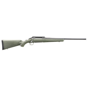 Glenfield, Model A, Bolt Action Rifle, 30-06 Springfield, 20" Barrel, 1:10 Twist, Threaded 5/8X24, Matte Finish, Black, Synthetic Moss Green Splatter Stock, 4 Rounds, 1 Magazine - 736676520022