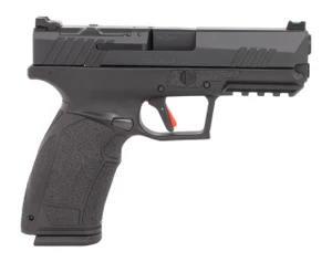 Tisas 10100570 PX-9 Duty *CA Compliant 9mm Luger 10+1 4.10" Black QPQ Steel Barrel, QPQ Tenifer Cerakote Optic Cut/Serrated Steel Slide, QPQ Tenifer Cerakote Polymer Frame w/Picatinny Rail - 810162050